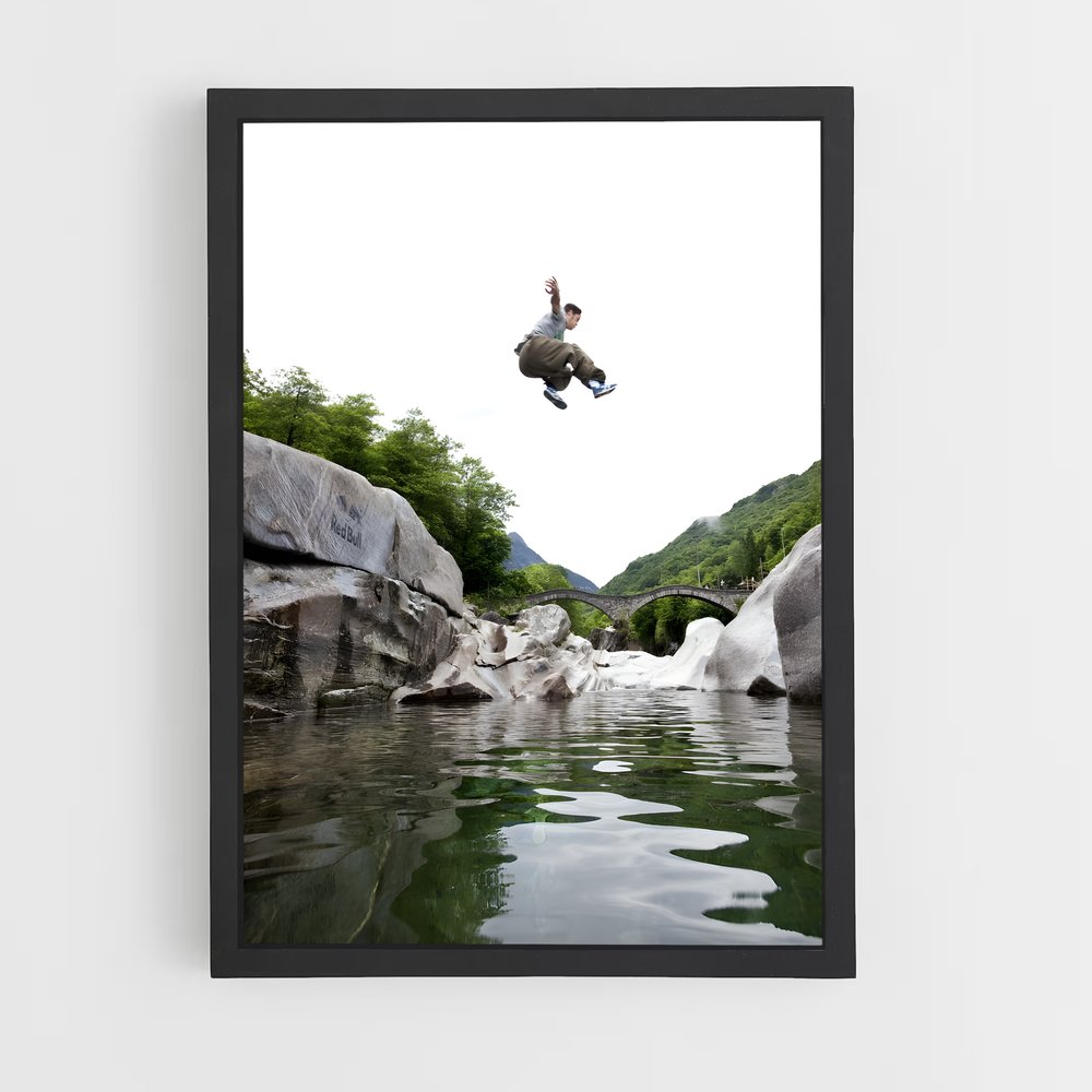 Poster Red bull motion – affiche Parkour et freerun (vue 2)